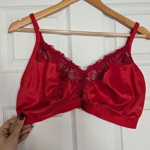 Aerie Scarlet Lace Trim Bralette
